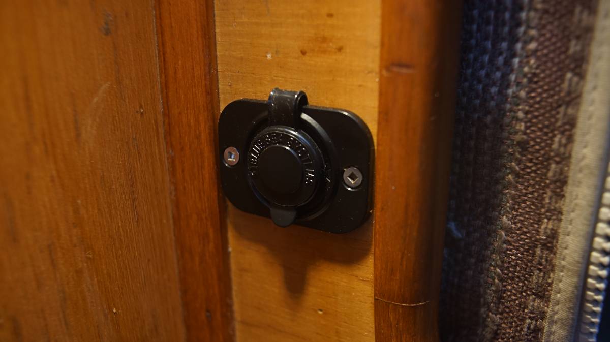 a car charger outlet by Blue Sea