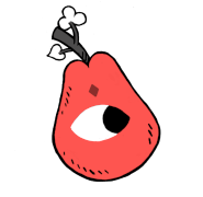 An illustration of a pear-shaped cyclops creature that represents the game Donsol