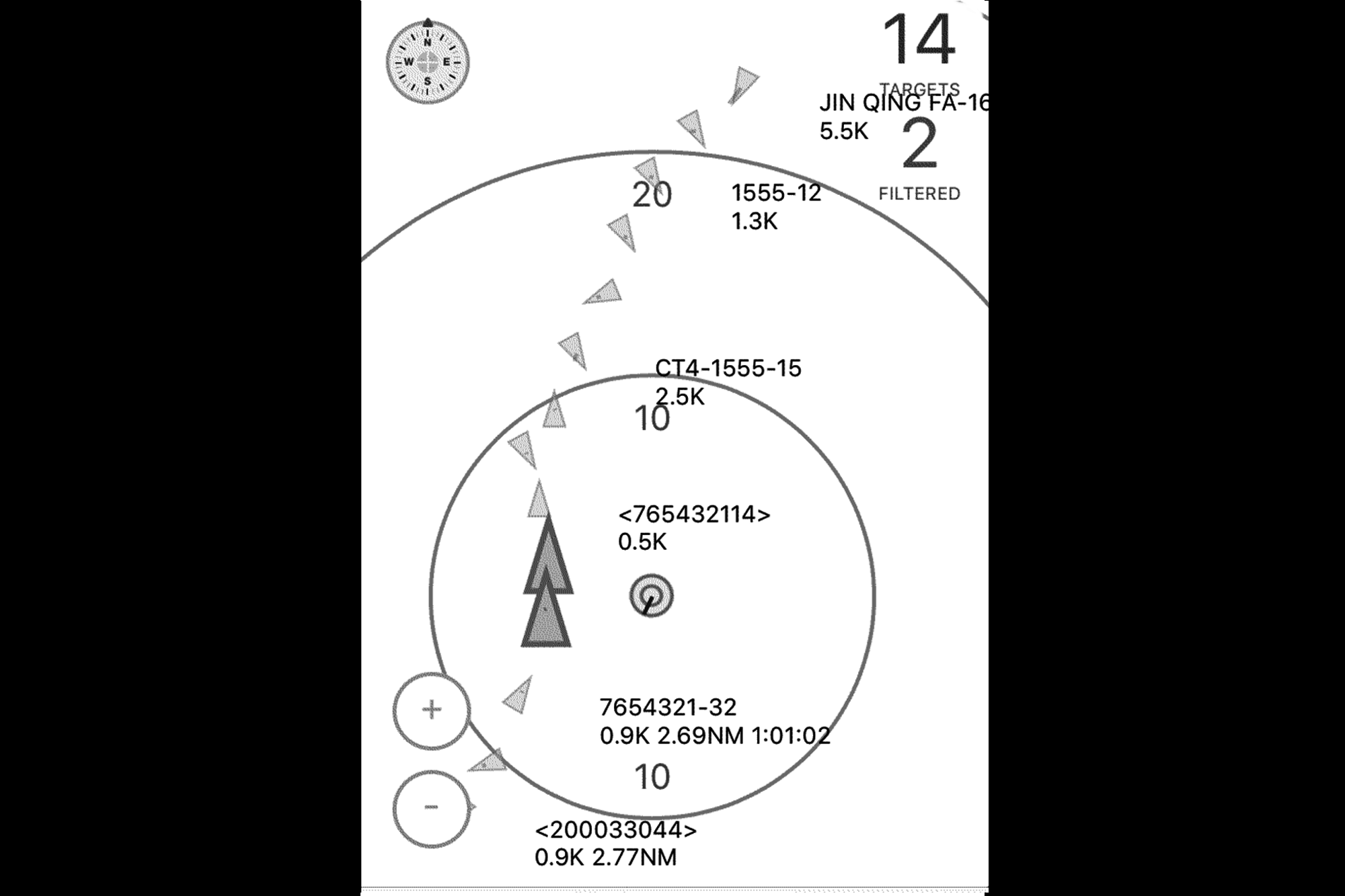 a phone screenshot of ais and targets on a screen showing Pino going around some buoys