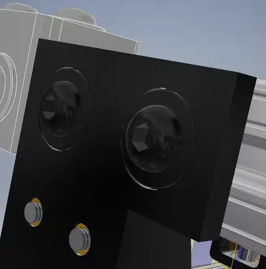 Cad design with recessed washer holes