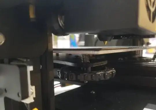 Extruder and bed gap