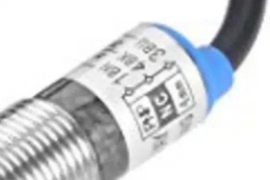 Left hand side of sticker on sensor