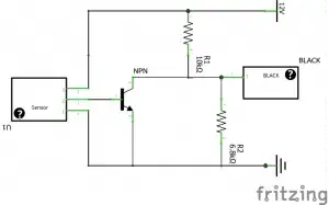 12 V voltage divider