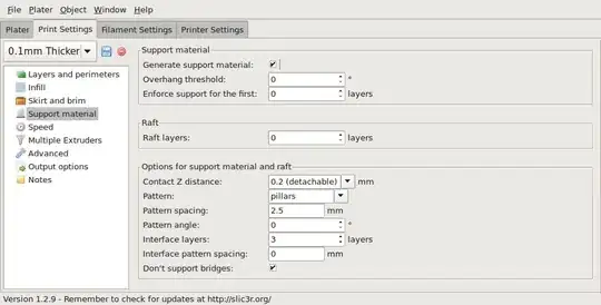 Slic3r print settings