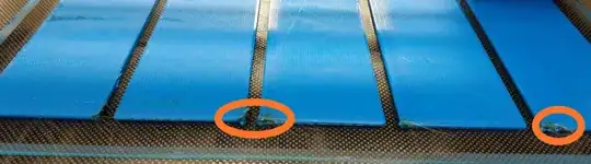 Printed samples with burned edges Printed samples with burned edges