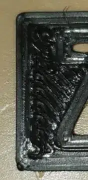 This was made with 200 °C, The problematic areas are at the corners and on Flat Surfaces parallel to the Heat bed. This was made with 200 °C, The problematic areas are at the corners and on Flat Surfaces parallel to the Heat bed.