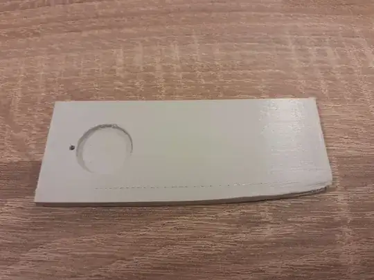 Photo 1 of a printed model #2 with printing errors Photo 1 of a printed model #2 with printing errors