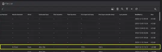 Screenshot of the right-hand portion of MoonRaker's File List Screenshot of the right-hand portion of MoonRaker's File List