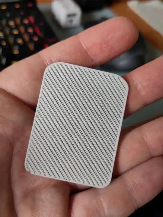 Photo of a printed raft Photo of a printed raft