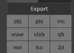 Export menu