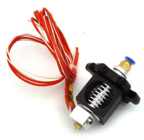 Aluminium cube and hotend