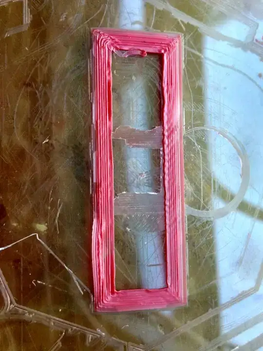 First layer of print