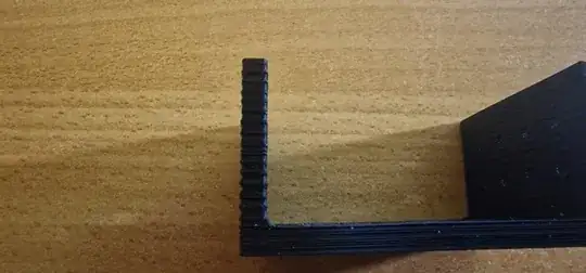 Close-up on left side