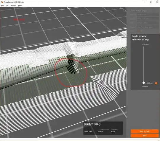 Prusa control first layer 2
