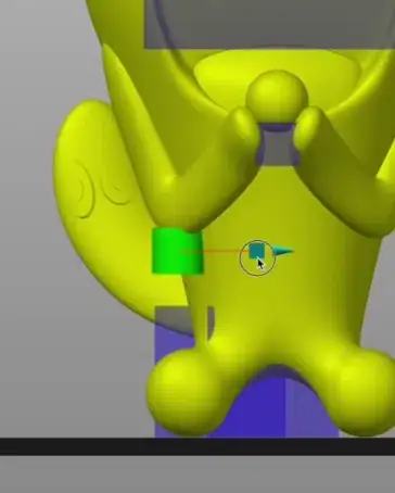 Putting cylinder support enforcer in place Putting cylinder support enforcer in place