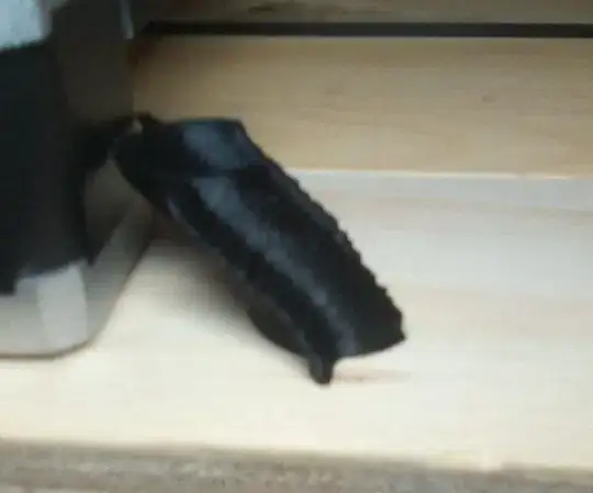 This piece is supposed to be straight up & down This piece is supposed to be straight up & down