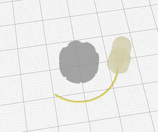 5 seconds of print sliced in cura