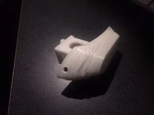 Benchy showing printing defects