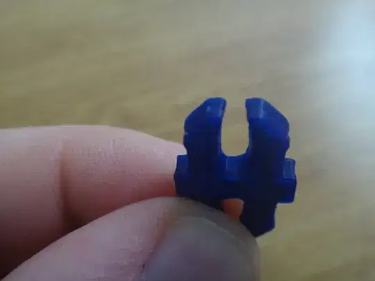 Part showing bulged out bottom layers