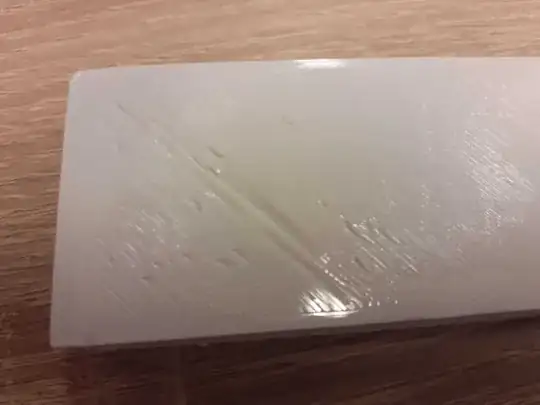 Photo 1 of a printed model #1 with printing errors on bottom layer Photo 1 of a printed model #1 with printing errors on bottom layer