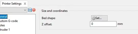 Slic3r print area settings