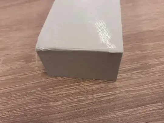 Photo 3 of a printed model #1 with printing errors on bottom layer Photo 3 of a printed model #1 with printing errors on bottom layer