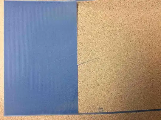 No ripples with 0-90 degree settings and new build plate distance No ripples with 0-90 degree settings and new build plate distance