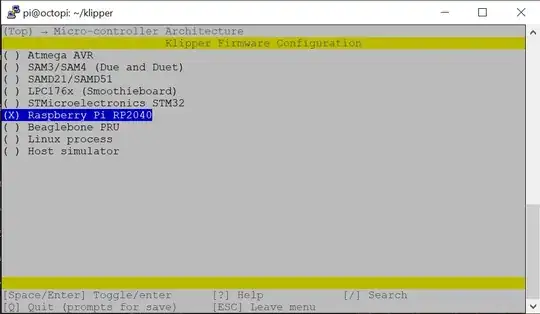 Klipper_make_menuconfig