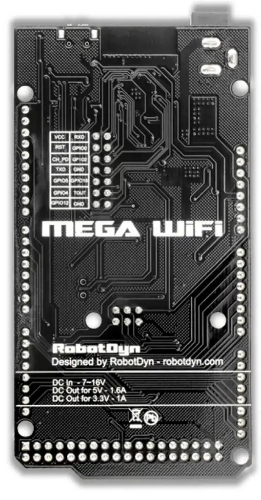 RobotDyn board (rear)