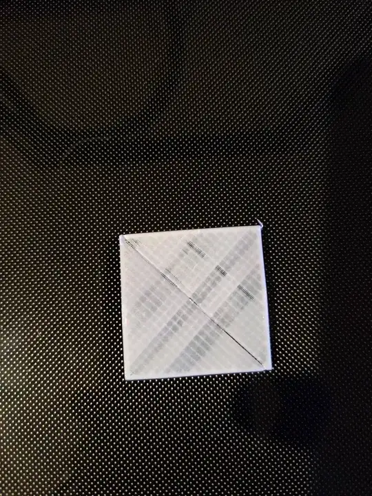 Another printed model with thinly printed areas