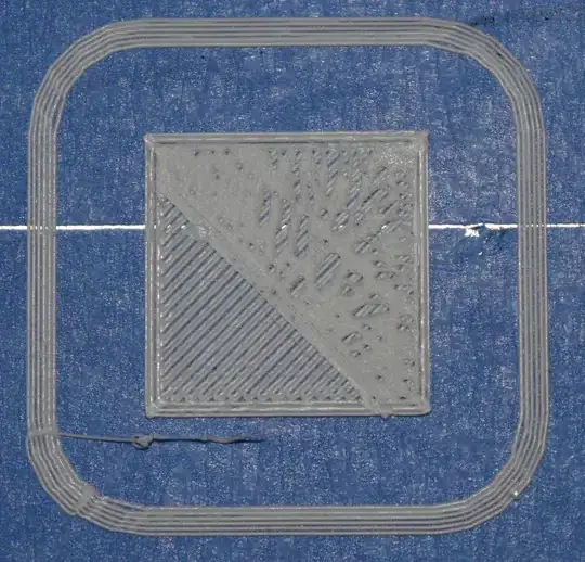 Photo of low quality second layer print