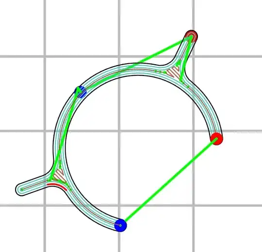 Cross-section of print Cross-section of print