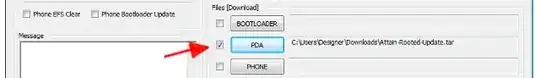 PDA File Selection