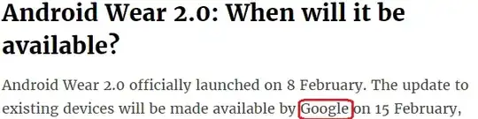Android Wear 2.0 release