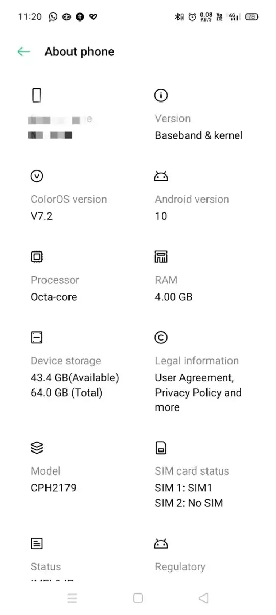 System specification