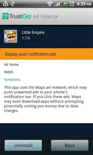 Suspicious App description