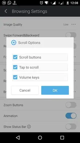 UCBrowser_Scroll_Settings_options