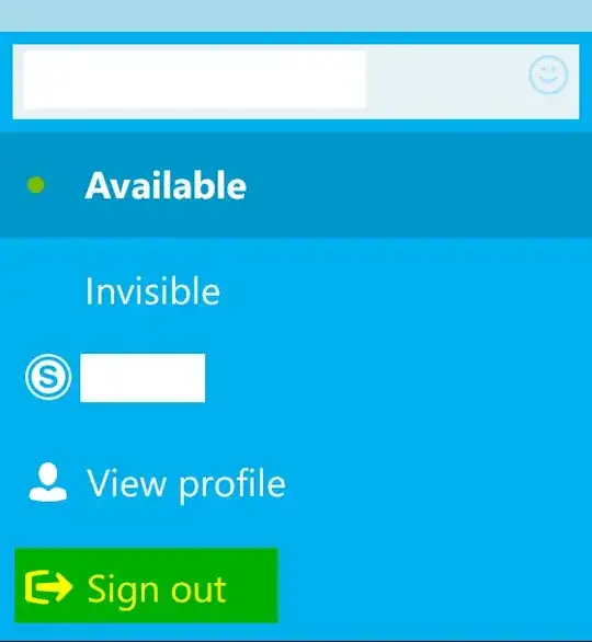 Location of Signout option