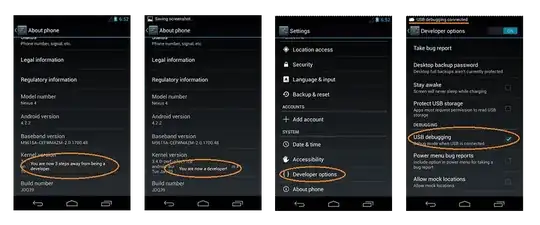 Enabling "USB Debugging"