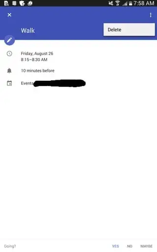 where, google calendar, is delete this stupid event!