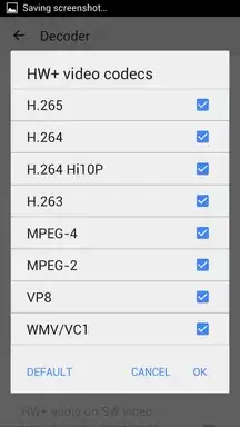 and activate all codecs