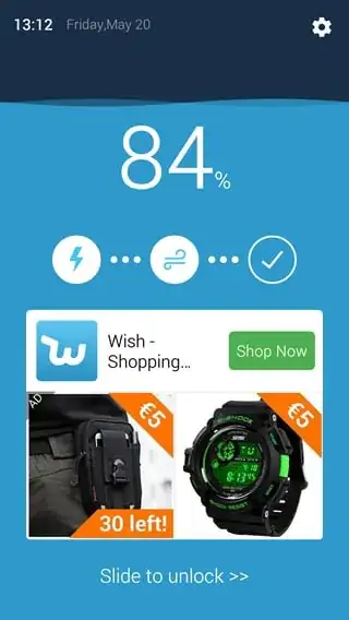 Lock screen with friggin' ads