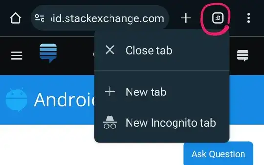 chrome tabs button long-press menu