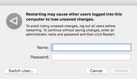 Restarting my cause other users logged into this computer to lose unsaved changes