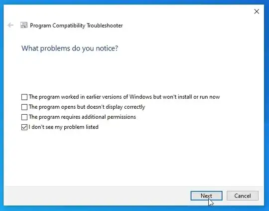 Select I don't see my problem listed
