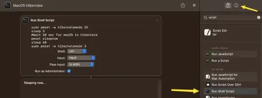How to create a MacOS Hibernate Shortcut
