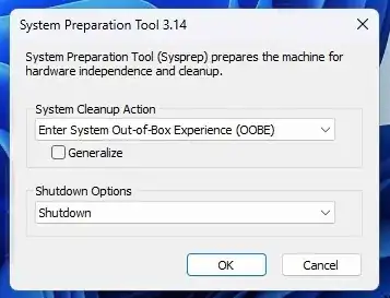 System Preparation Tool