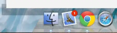 section of graphics corruption