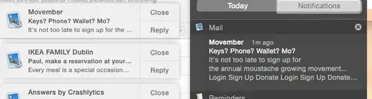 notification center screenshot