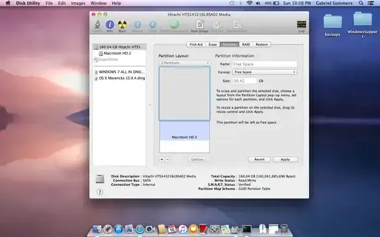 Disk utility OS X Mavericks